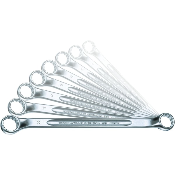 Set double ended ring Wrench CORONA 6x7-20x22 mm No.23/8 8-pcs.